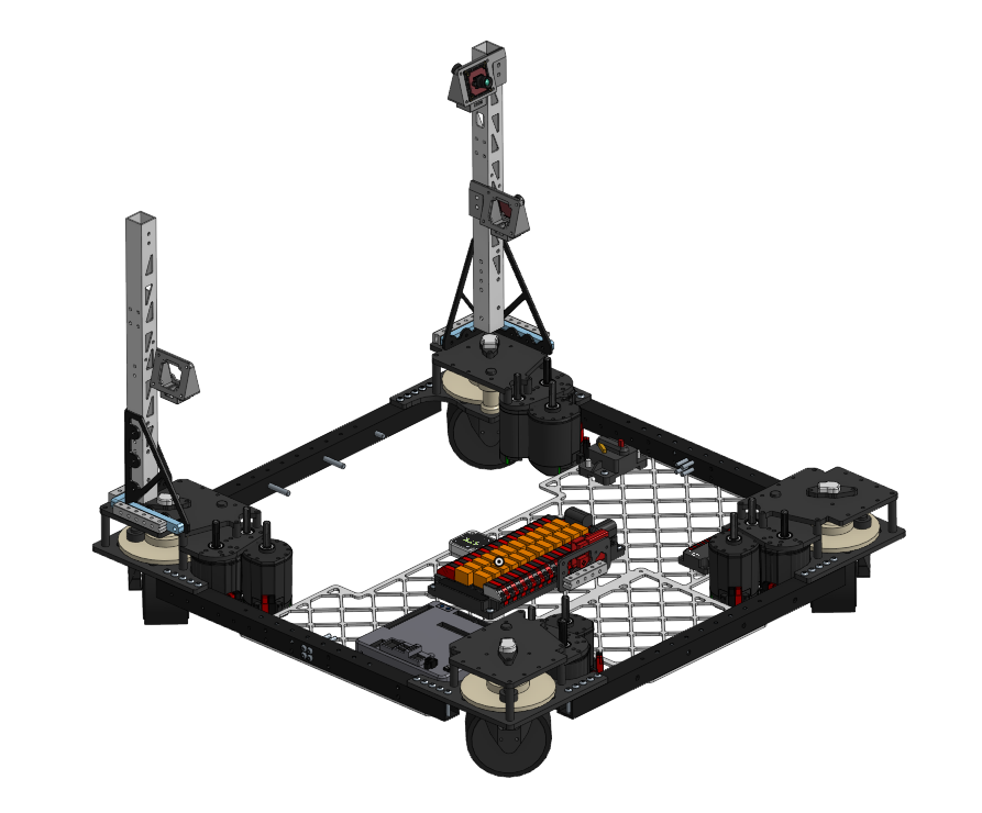 Daisy-Saurus WCP X2C swerve drivetrain