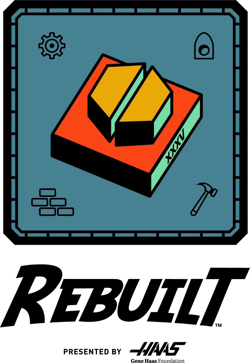 REBUILT — FRC 2026 game logo